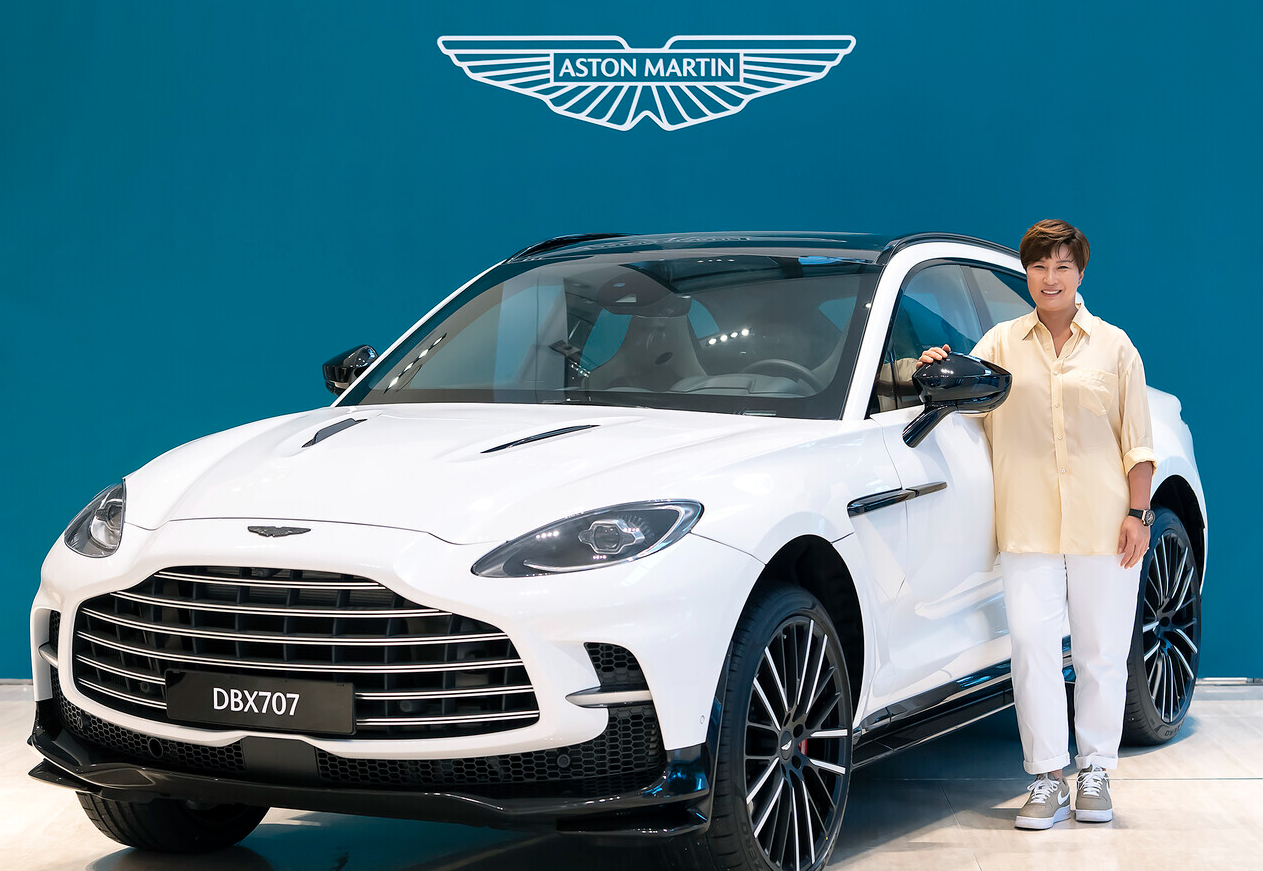 박세리 애스턴마틴 DBX707 홍보대사 / 사진=애스턴마틴서울